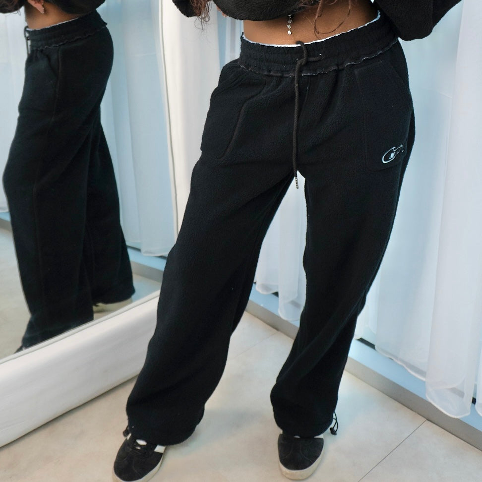 Reversible sweatpants(Blue & Black)