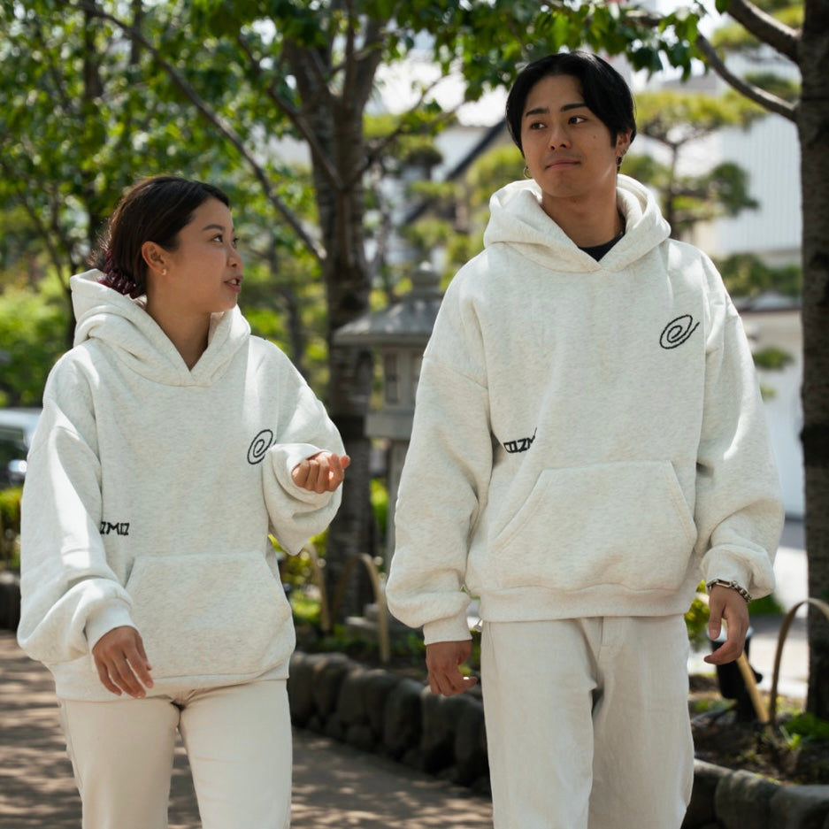 Sakura hoodie - Grey Marle