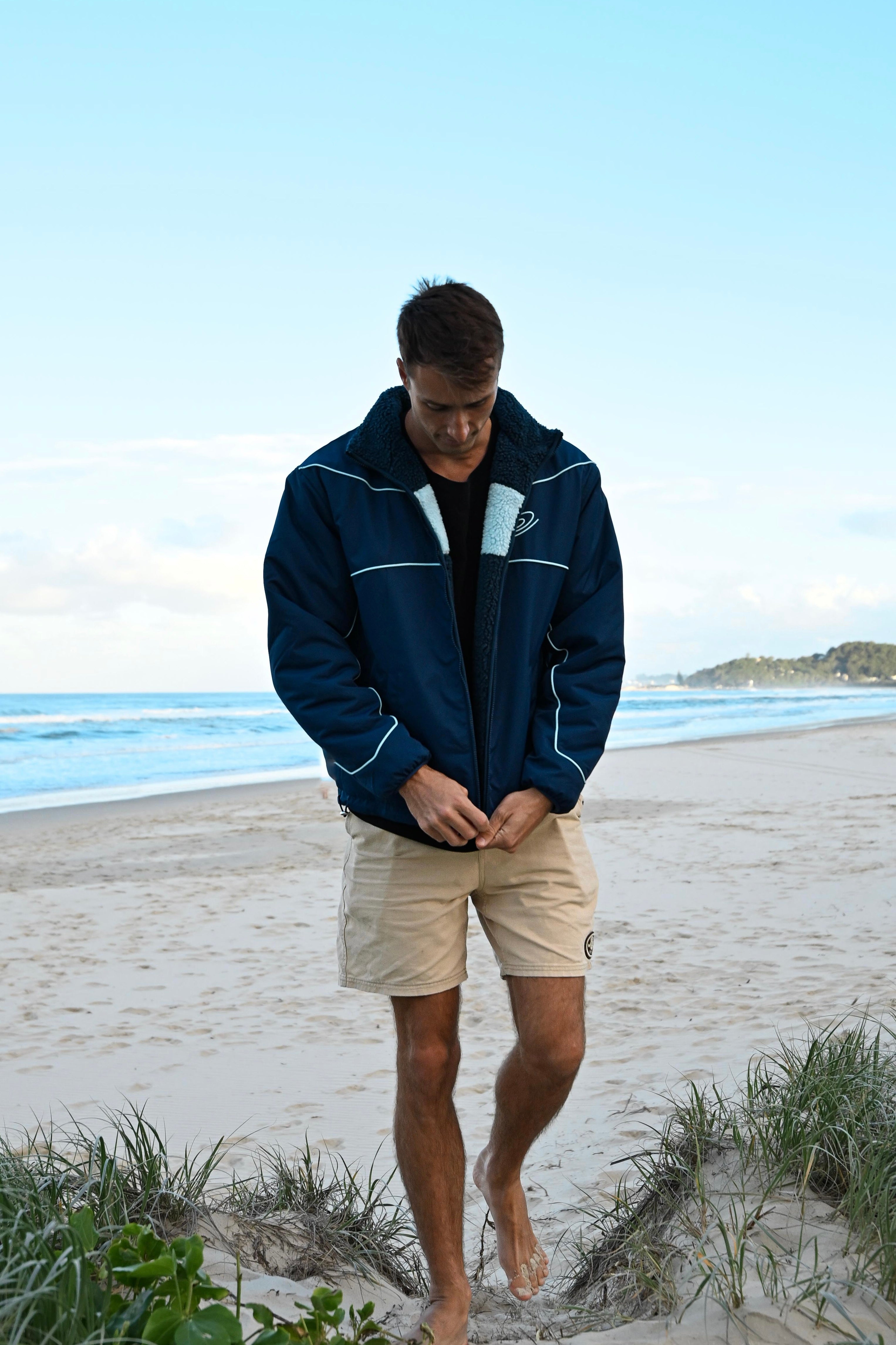 COZMOZ Dark Mocha Reversible fleece Jacket – cozmoz