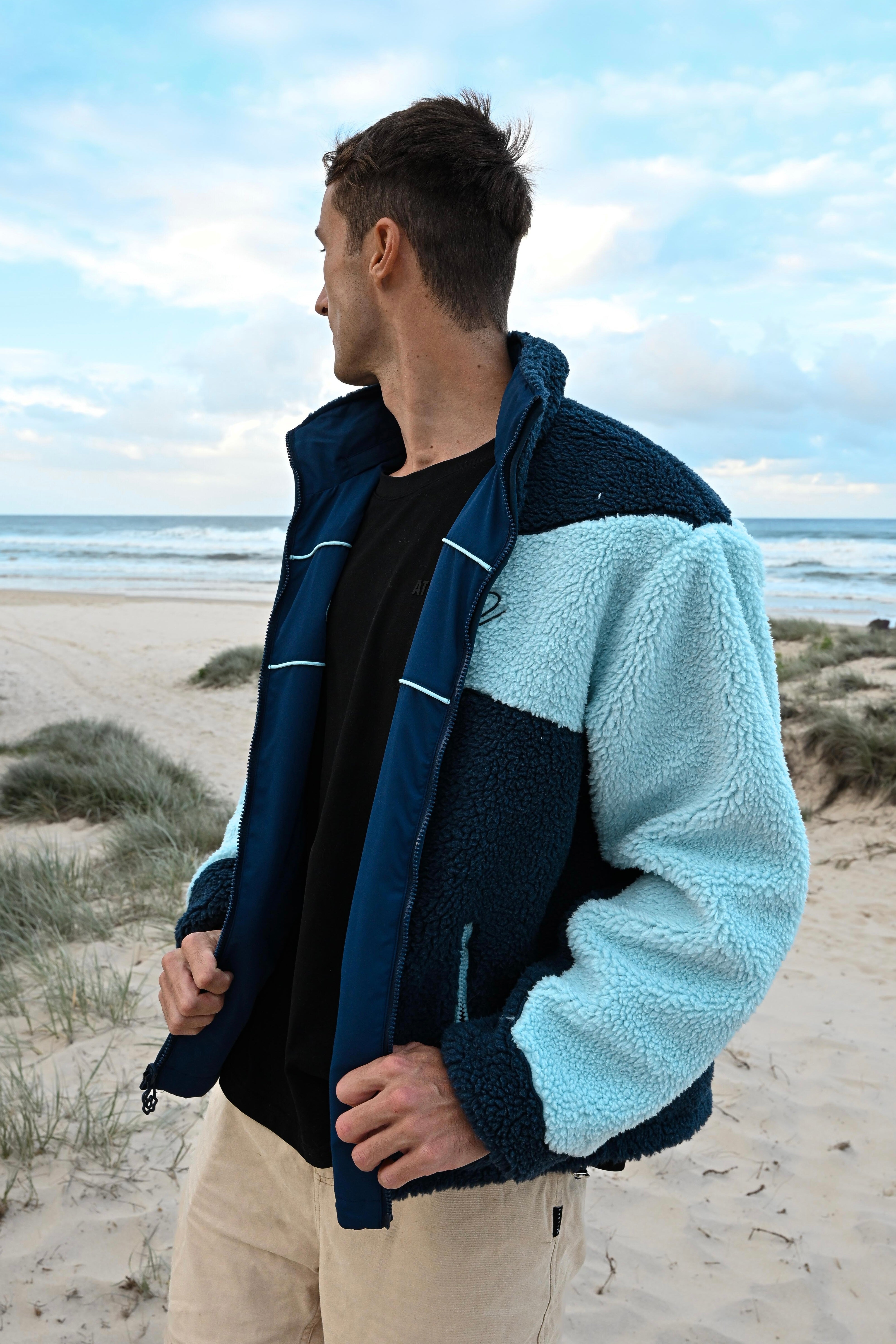COZMOZ Dark Mocha Reversible fleece Jacket – cozmoz