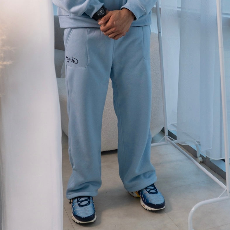 Reversible sweatpants(Blue & Black)