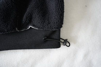 Reverisble zip-up hood (grey & black)