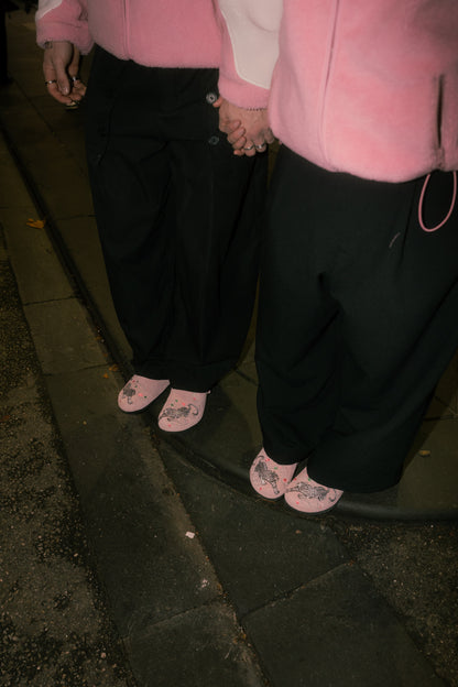 White Tiger Clogs - Clay Pink