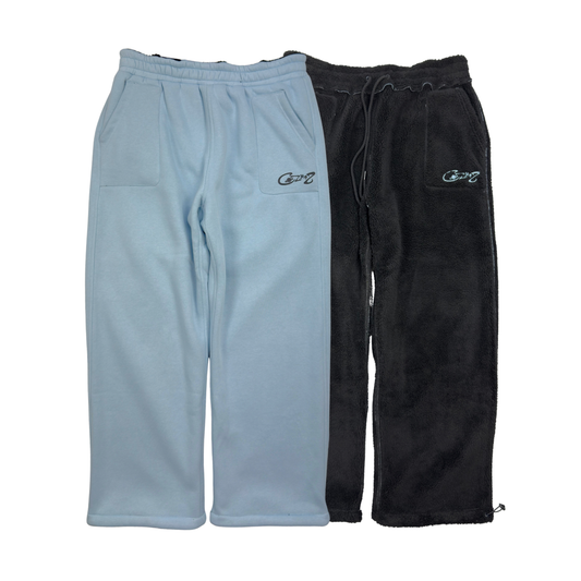 Reversible sweatpants(Blue & Black)