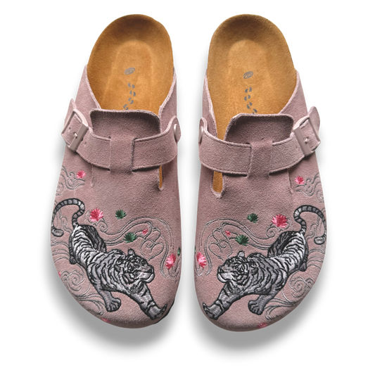 White Tiger Clogs - Clay Pink